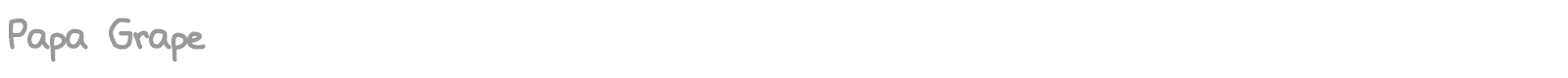 Papa Grape font preview